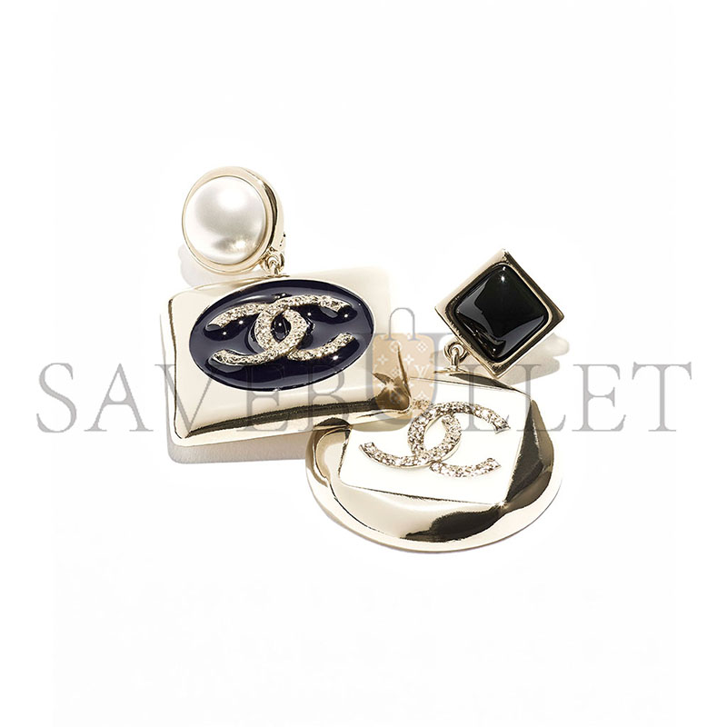 Ch**el clip-on pendant earrings abg907